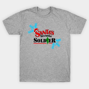 christmas Santa's favorite Soldier T-Shirt